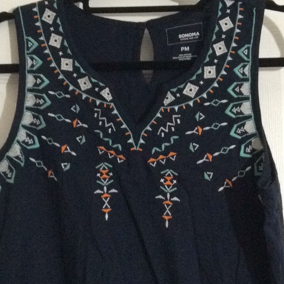 COPY - Sonoma Petite Embroidered Walking Dress - Picture 3 of 10